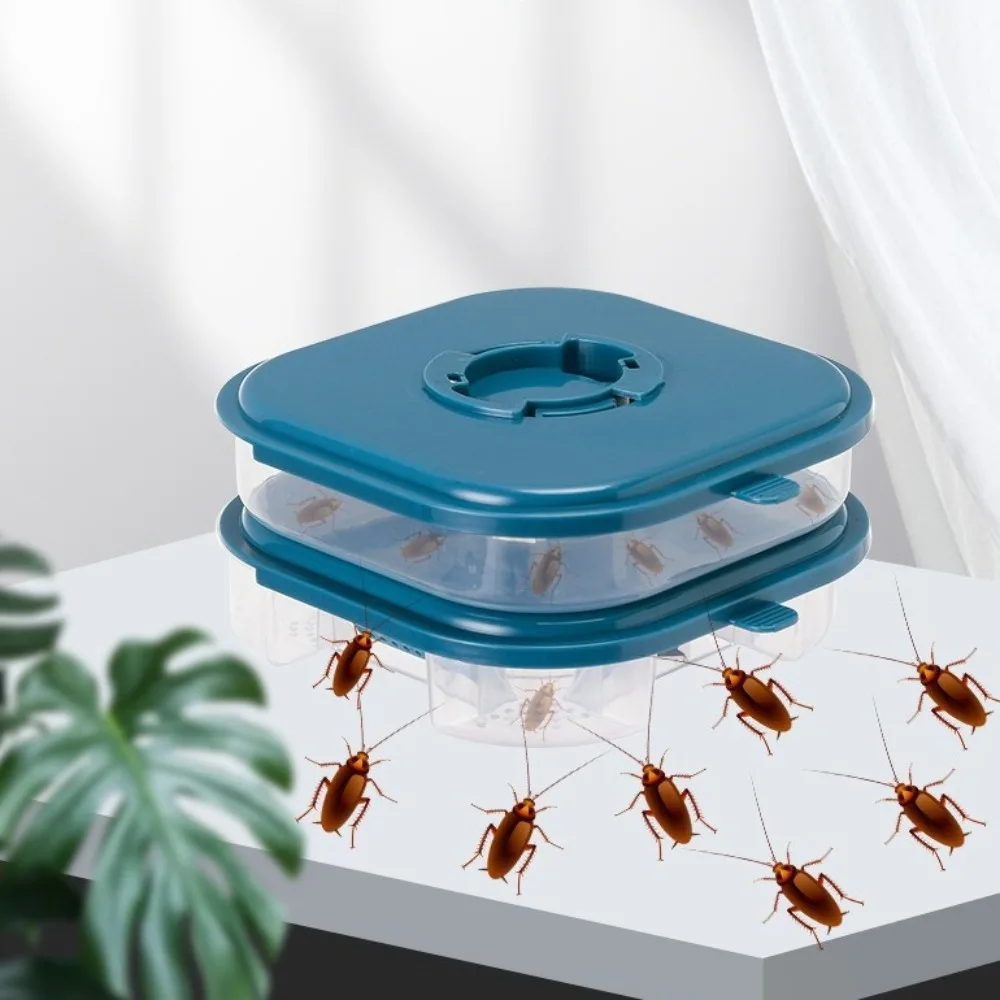 Garden Automatic Drop-proof Cockroach Trap Box Insect Catcher Cockroach Killer Traps Bugs Catcher