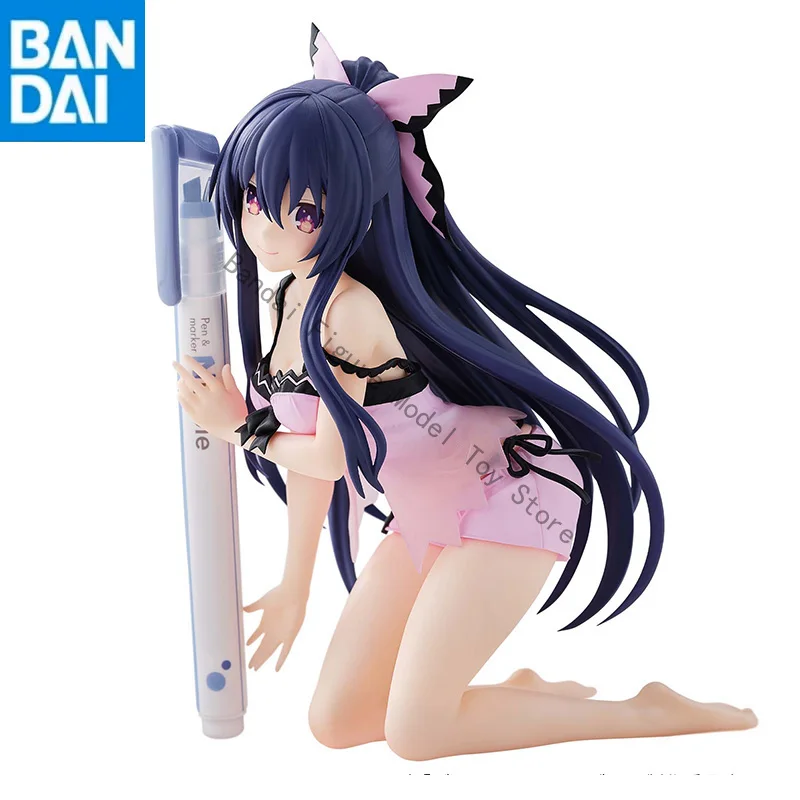 

BANDAI NAMCO BANPRESTO в наличии, оригинальная фигурка DATE A LIVE, соблазнительная фигурка Yatogami Tohka, ПВХ, 14 см, модель куклы, игрушка в подарок