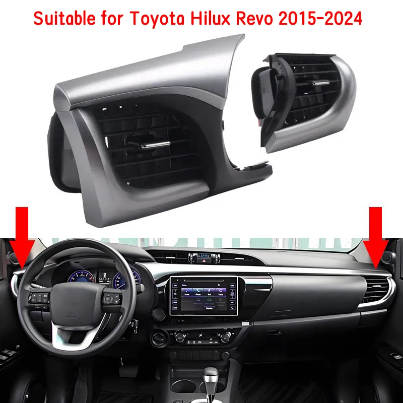 

Suitable for Toyota Hilux Revo Cars 2015 2016 2017 2018 2019 2020 2021 2022 2023 2024 2025 Dashboard Interior Air Conditioning Vent Grille Assembly