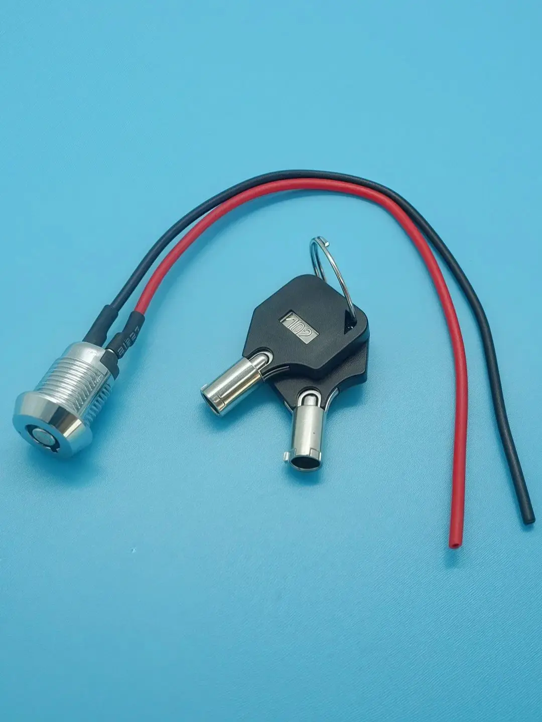 12mm S1201 interruptor eletrônico de chave 12V 2 posições 2 engrenagens interruptor de bloqueio tubular
