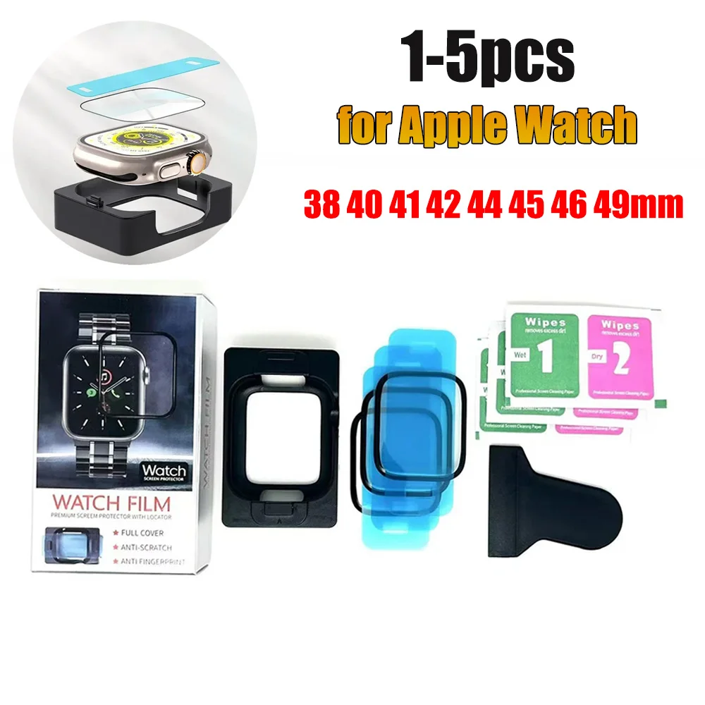 1-5PCS Ceramic Film Screen Protectors for Apple Watch Series11 10 46mm 42mm Ultra3 49 45 41 4038mm HD Glass IWatch9 8 7 6 5 4SE