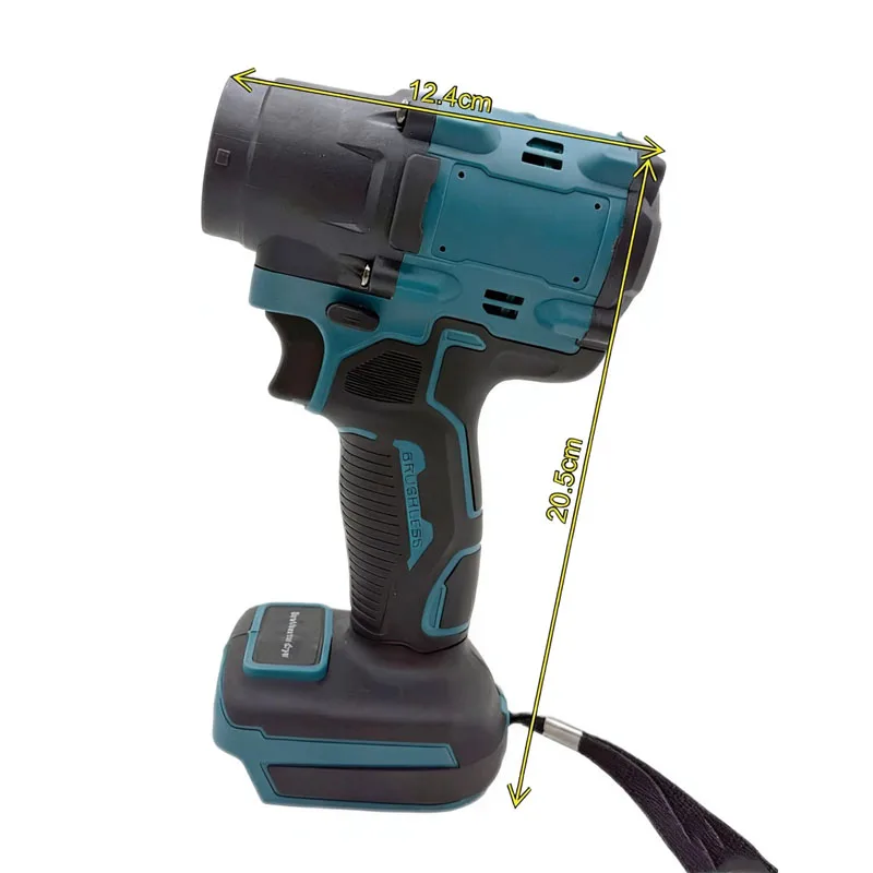 For Makita 18V Battery 2-in-1 Brushless Turbo Blower Jet Fan & Vacuum Cleaner High Speed 110000RPM Handheld Dust Blowing Tool