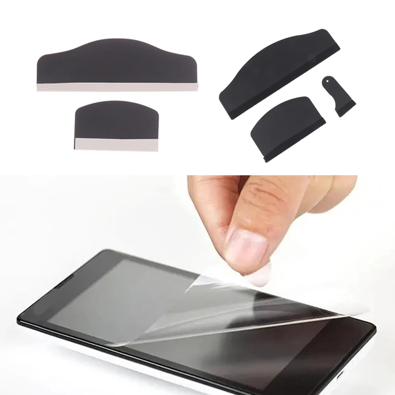 1/3pcs Hydrogel Cutting Plotter Film Squeegee Screen Protector Wrapping Scraper De-bubble Shovel For Phone Film Applying Tools