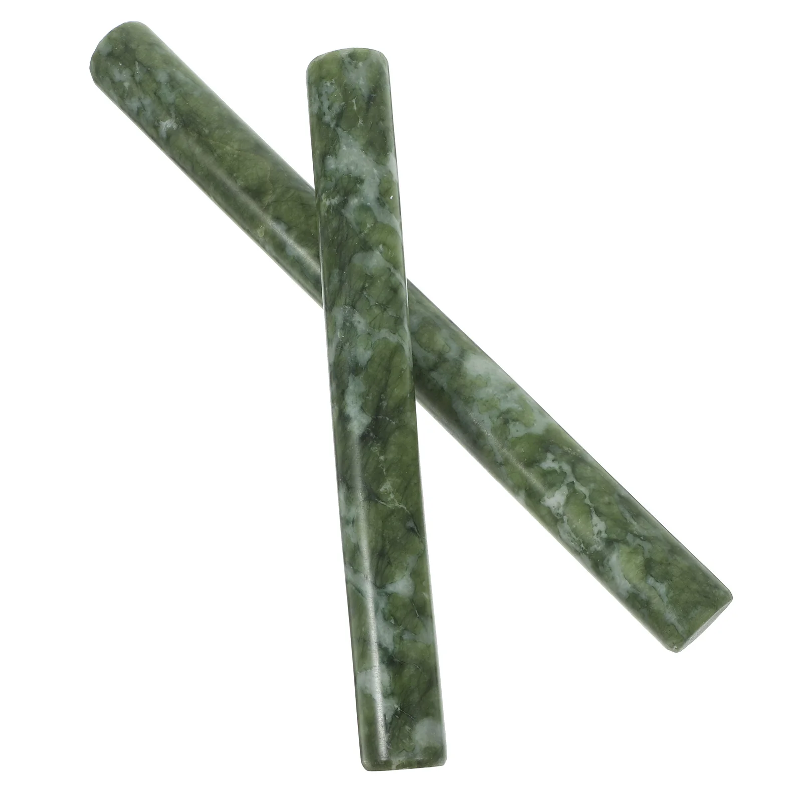 

2Pcs Jade Rolling Pin Nonstick Surface Easy Roller for Dumpling Wrapper French Rolling Pin Dough Roller