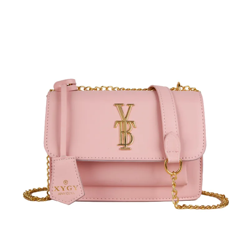 حقيبة كتف نسائية عصرية بحزام على شكل سلسلة، محفظة كروس على الطراز الكوري، حقيبة متعددة الاستخدامات وأنيقة من النهار إلى الليل