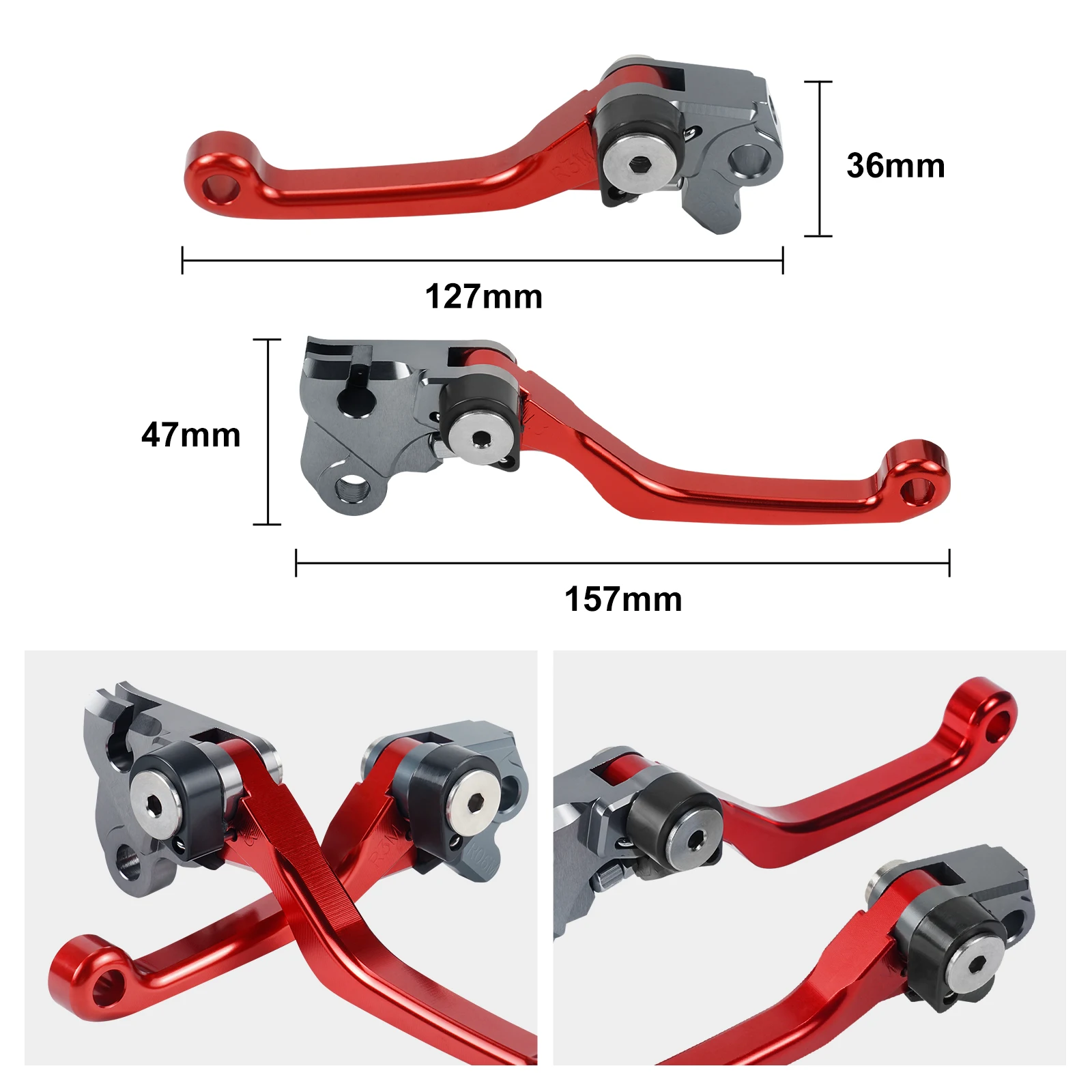 NICECNC Motorcycle Pivot Brake Lever Clutch Lever Kit For CRF250F 2019-2021 CRF150F 2003-2017 CRF230F 2003-2019 CRF 150F 250F