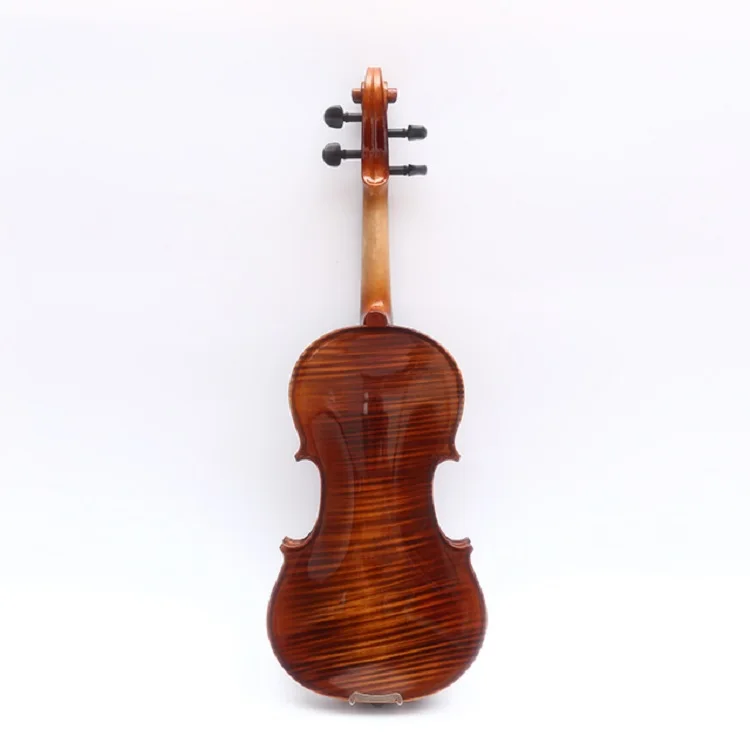 

Factory Outlet Support Customized Seasoned Maple Back and Side Acoustic Violin for Kids with Ebony Frog