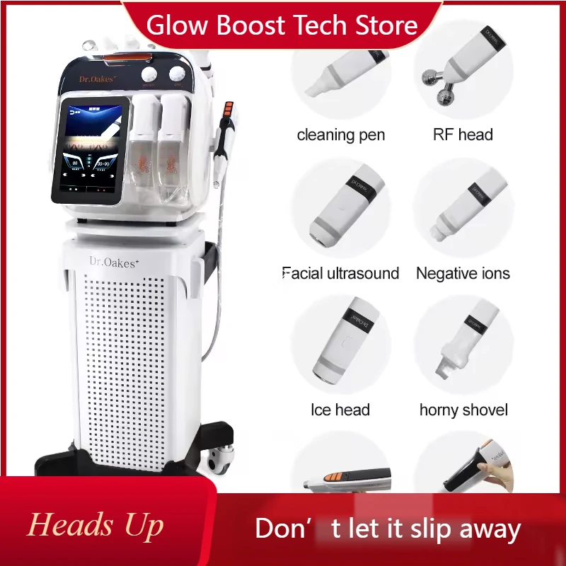 

NYNew Arrival 8 In 1 Microdermabrasion Peeling Machine Skin Deep Cleaning Face Ultrasound Lifting Hydra Oxygen Facial Machine
