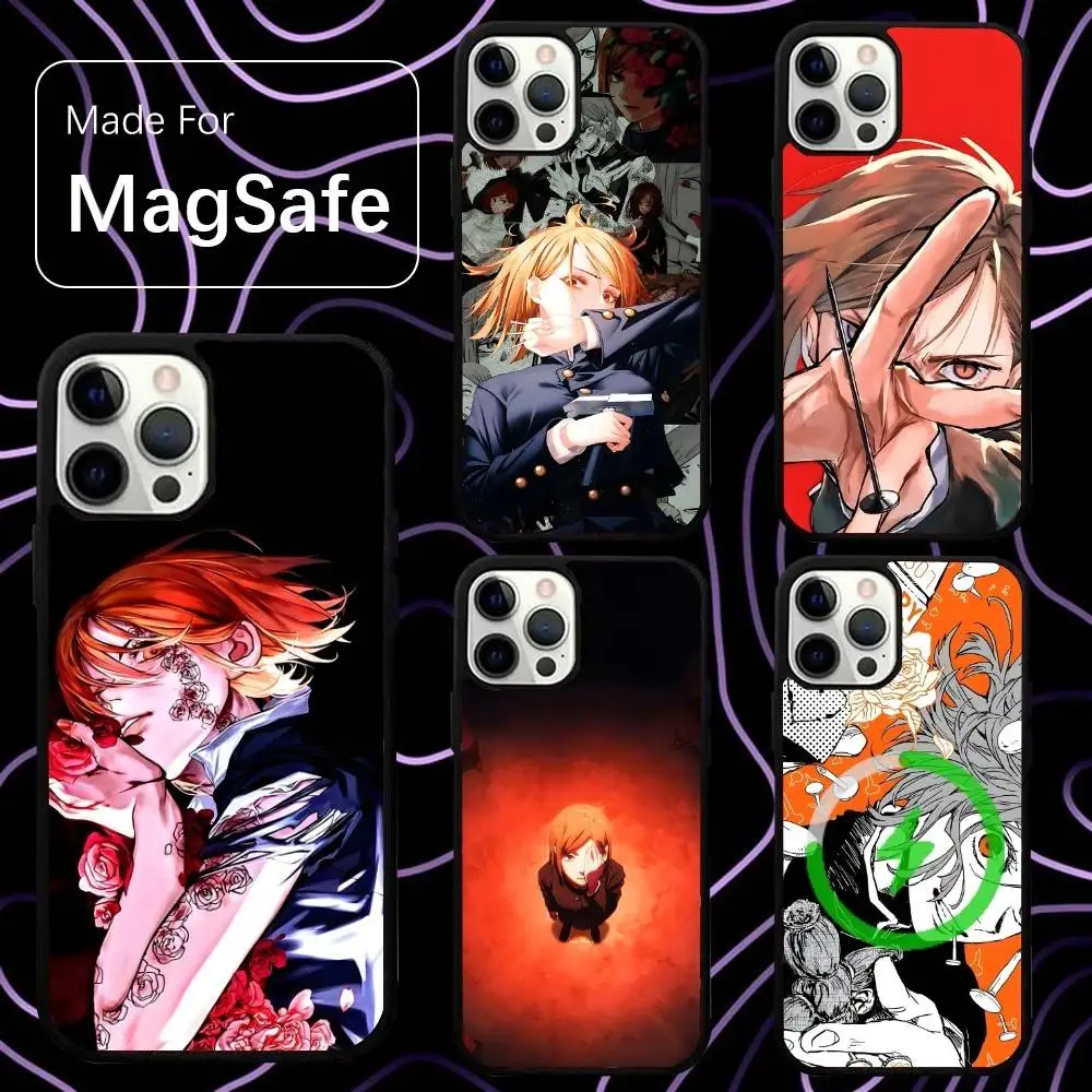 

Nobara Kugisaki Phone Case For iPhone 17,16,15,14,13,12,11,Pro,Max,Plus,Mini,SE,Air Magsafe Magnetic Wireless Charging