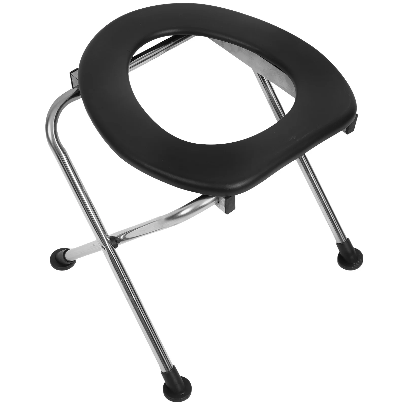 

Folding Toilet Chair Elderly Portable Bathroom Stool Non-Slip Stable Compact Design Pregnant Woman Bedside Commode Seat