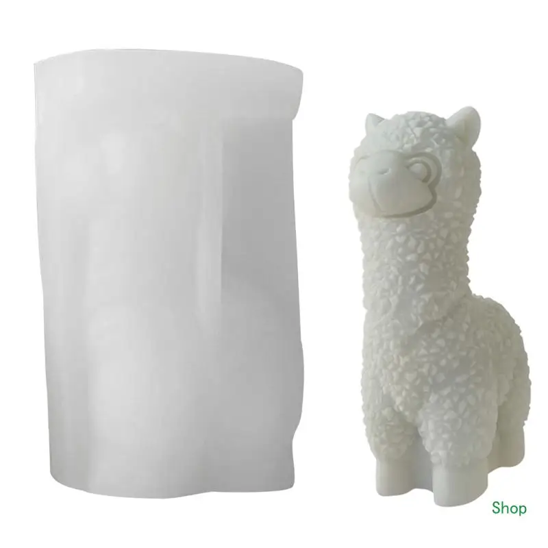 

Dropship Silicone Mold for DIY Aromatherapys Making 3D Alpacas Resin Molds Home Decoration Scented Molds DIY Craft