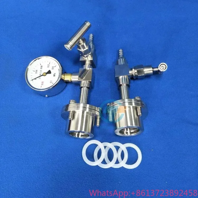 2025 Quartz Tube Vacuum Sealing Flange Assembly for 1