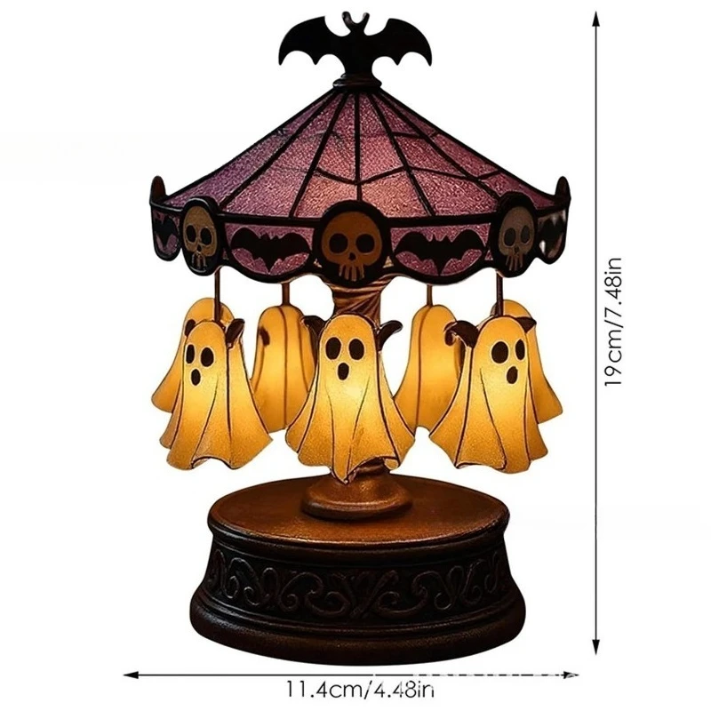 Resin Halloween Carousel Home Bedroom Ornament Decoration