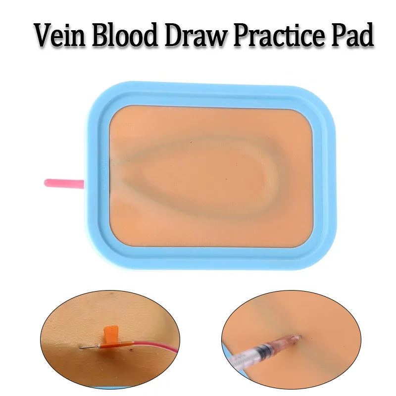 

Silicone Venous Blood Draw Practice Human Skin Suture Training Model for Nurse Practice & Training