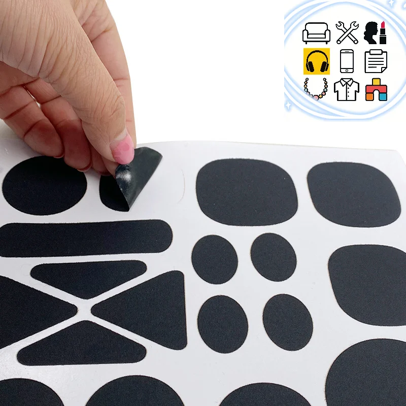 

Universal Black Self-Adhesive Fabric Repair Patch (2-Piece) – No-Cut Instant Fix For Down Jackets & Coats