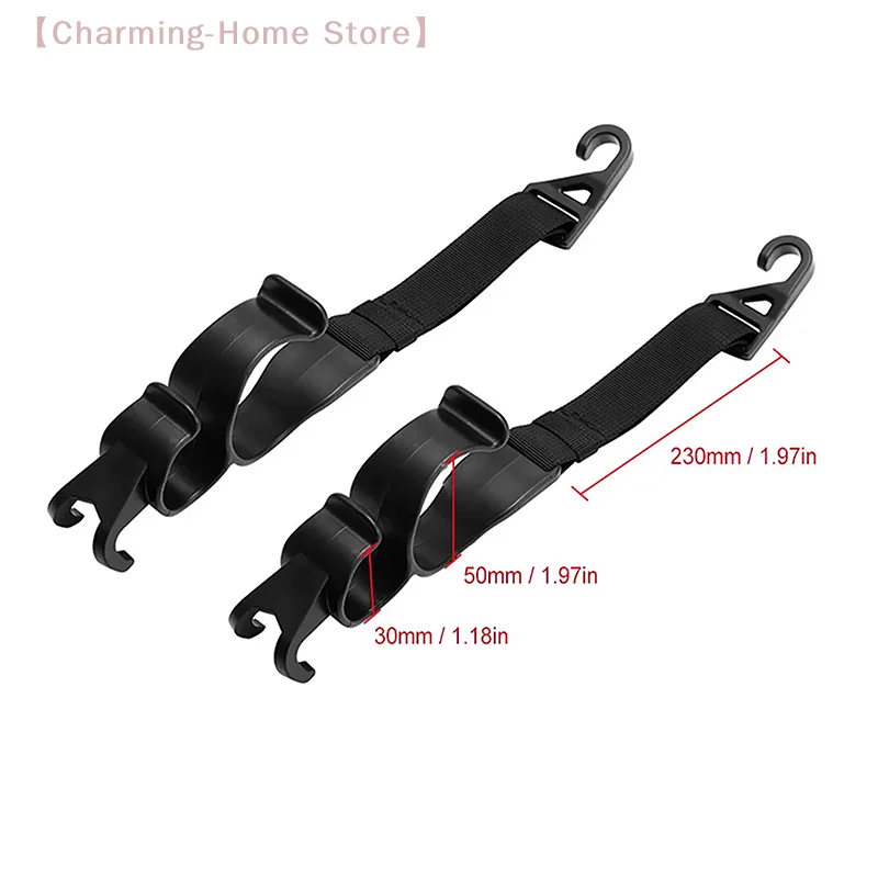 

【M】2 шт. Многофункциональные крючки для заднего сиденья автомобиля, держатели для зонтов, органайзеры для хранения на спинке сиденья, аксессуары для интерьера автомобиля