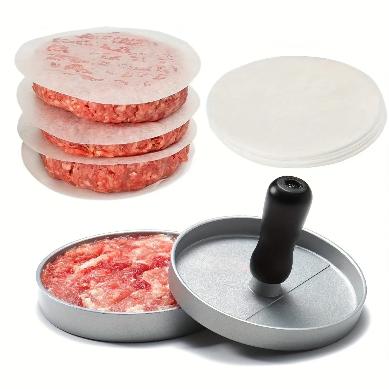 

1pc burger meat pressing machine, burger meat patty mold, maker and stuffing mold, kitchen tools