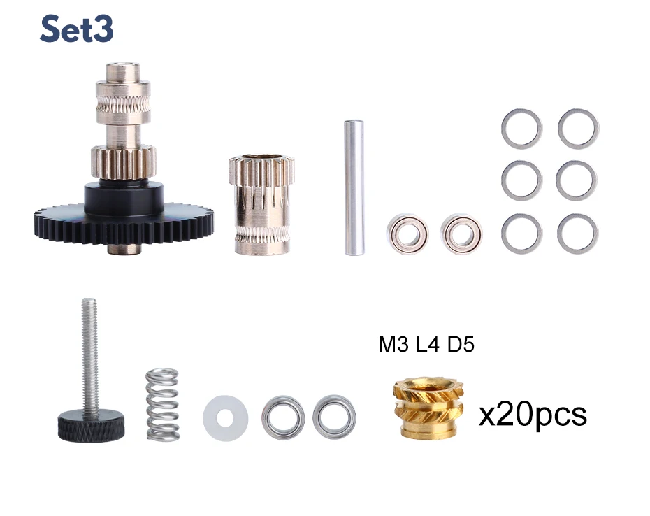 Trianglelab IDG GEAR KIT Integrierte Welle, Direktantriebsgetriebe, gehärteter Stahl, Nickelbeschichtung für DDB Voron Cw1 Cw2 Extruder – Detail 16