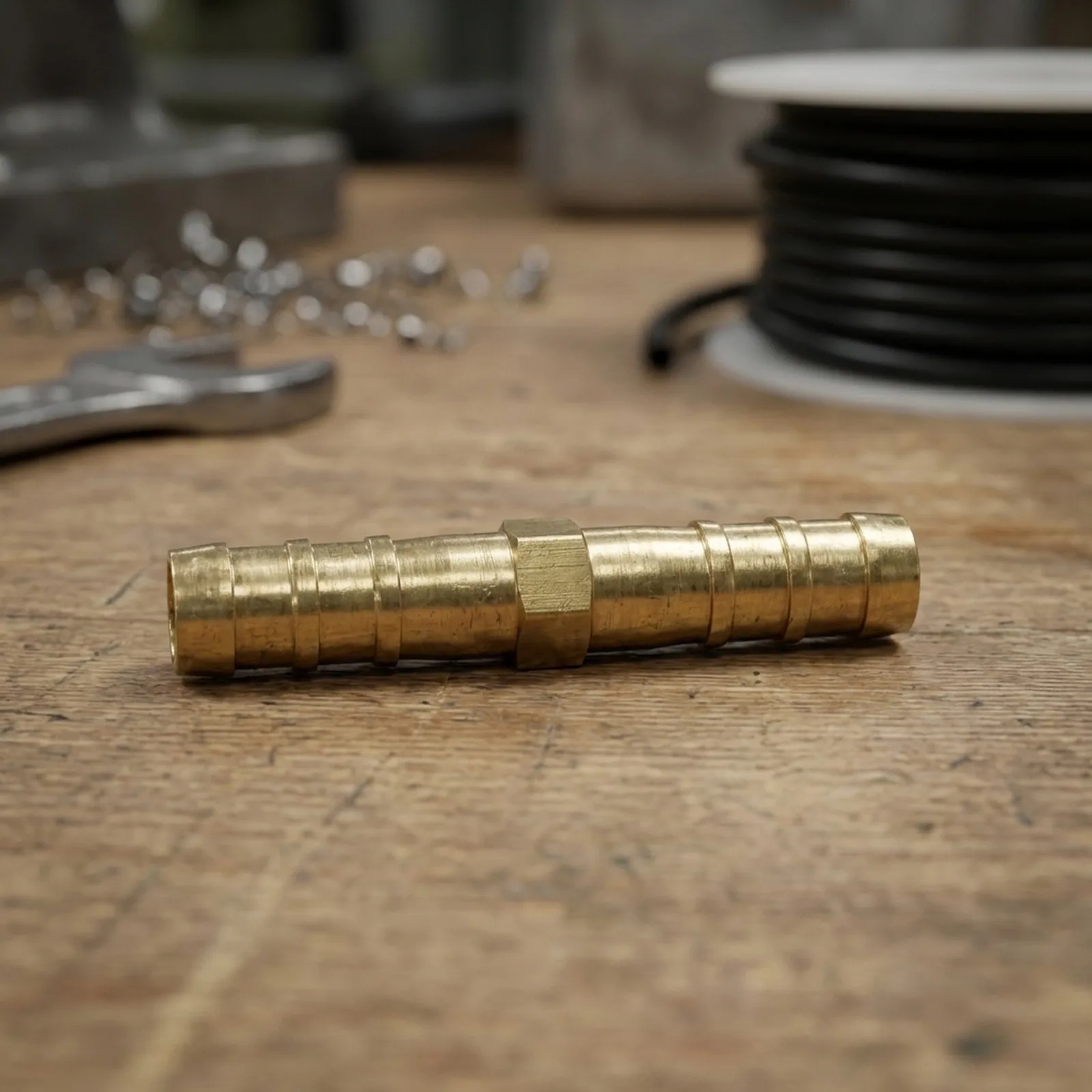 Brass Hose Connector Fittings Straight Connection Connectors 6mm8mm10mm12mm Adapter Pressure Washer Brass for karcher Hose Fit