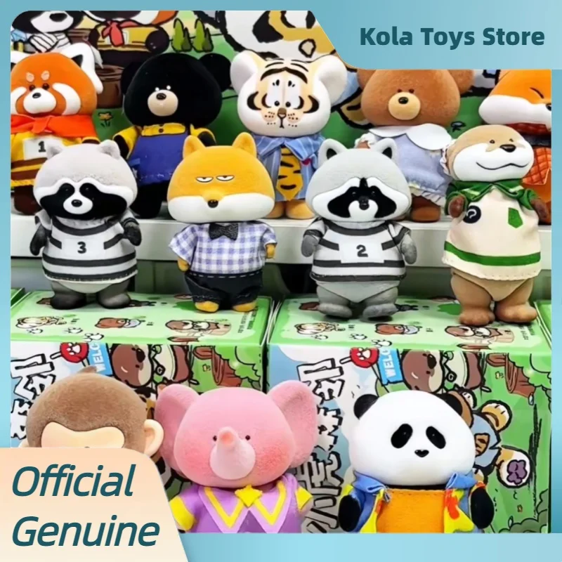 

Подлинная серия «Маленький тигр, лес, сосед», слепая коробка, милый мультяшный аниме-фигурка, украшение, модель игрушки, загадочная коробка, фигурки, подарок