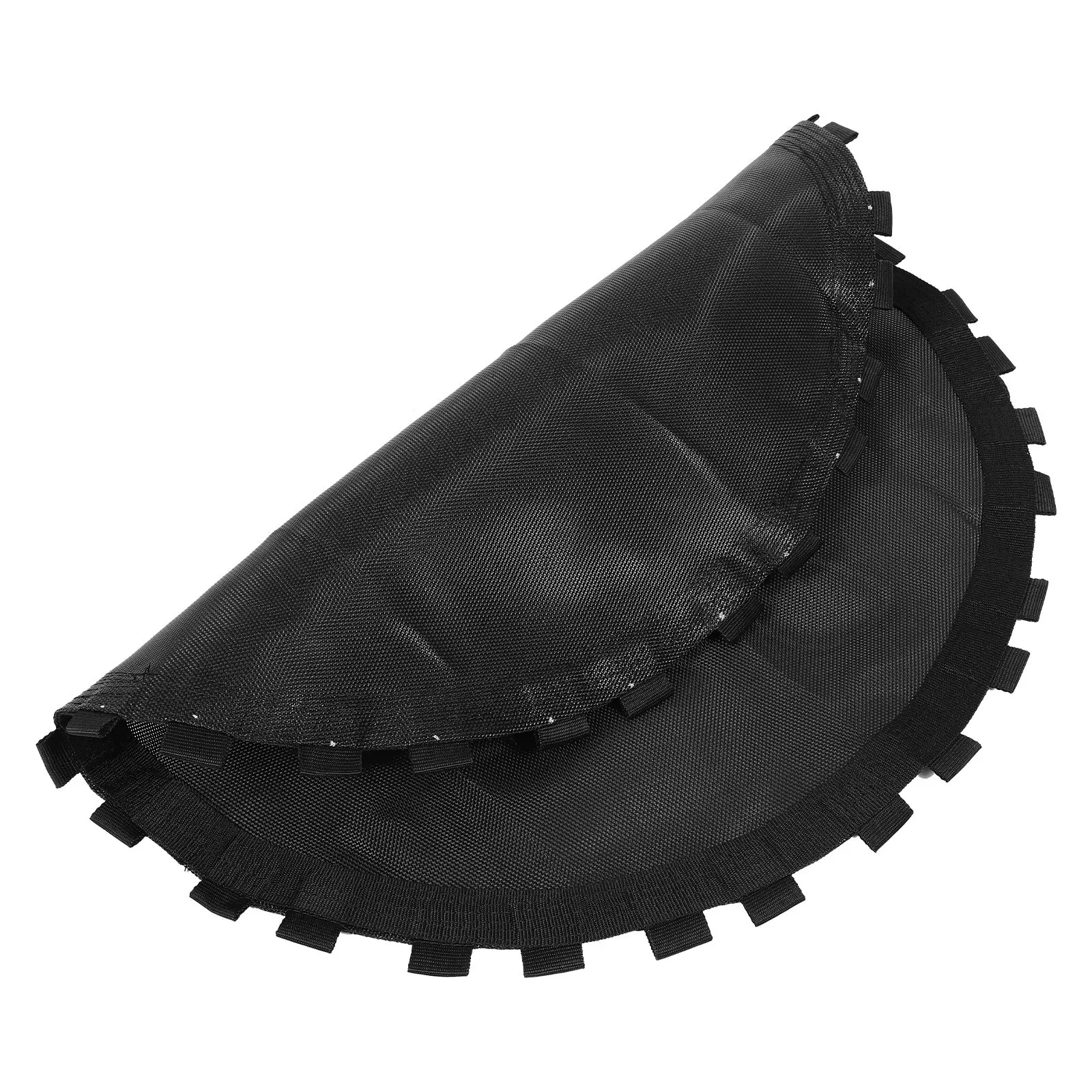 

Премиальный круглый батутный мат из черной сетки для прыжков, сменная подушка для использования на улице, улучшенный отскок, комфортная игровая среда