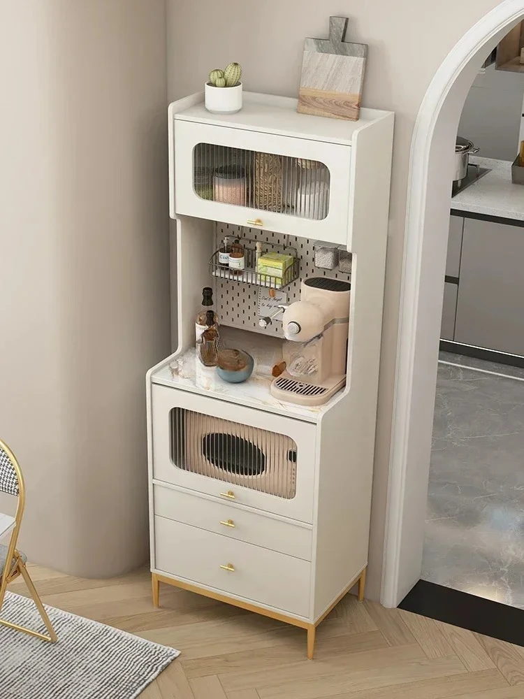 Sideboard Cabinet Wall-Mounted Coffee Machine Simple Kitchen Microwave Storage Cabinet