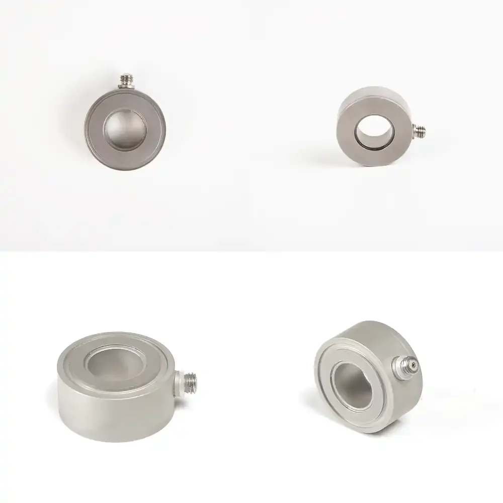 

High Stiffness Ring PE Piezoelectric Quartz Force Sensor 60 kN Fibos FE Series Analog or Digital Output for Tablet and Punch