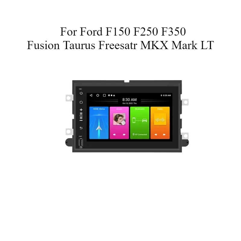 

For Ford F150 F250 F350 Fusion Taurus Freesatr MKX Mark LT Radio Multimedia Wireles Android 13 Stereo 2 Din Scr s