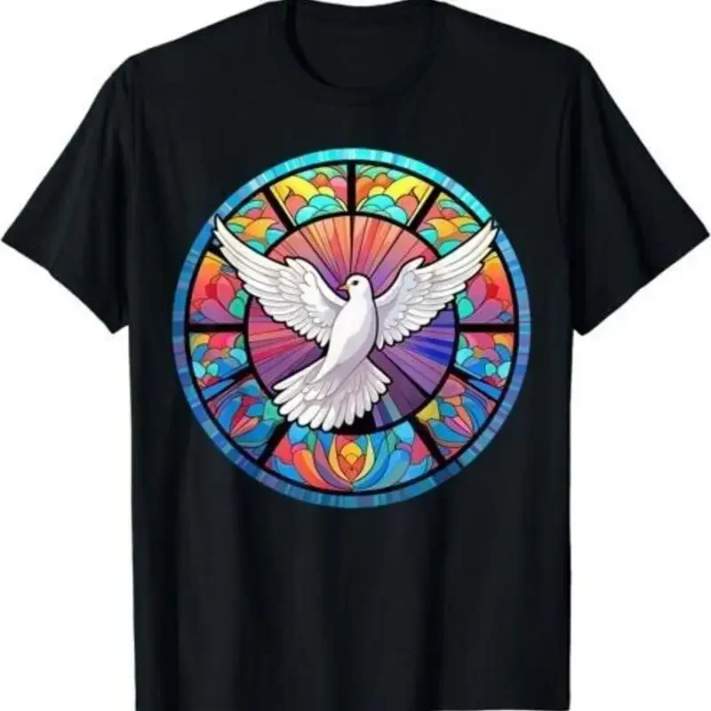 New Limited Spirit In Stained Glas Holy Dove Praise Jesus T Shirt