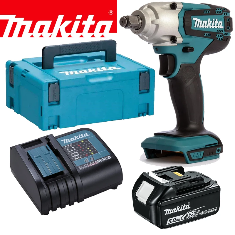 Makita DTW190 18V Li-Ion LXT Impact Wrench High efficiency High Endurance Blue Cordless Impact Wrench Combination