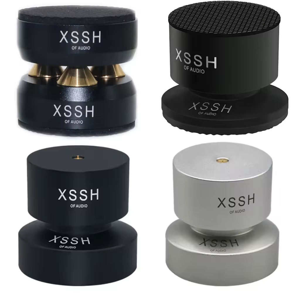 Suporte de cd alto-falante ouro suporte almofada liga alumínio metal picos cone piso prego subwoofer amplificador player plataforma giratória isolamento pés Semelhante a AliExpress