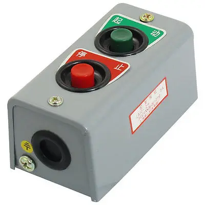 LA10-2H Momentary ON/OFF Power Push Button Control Switch 5A 380V AC