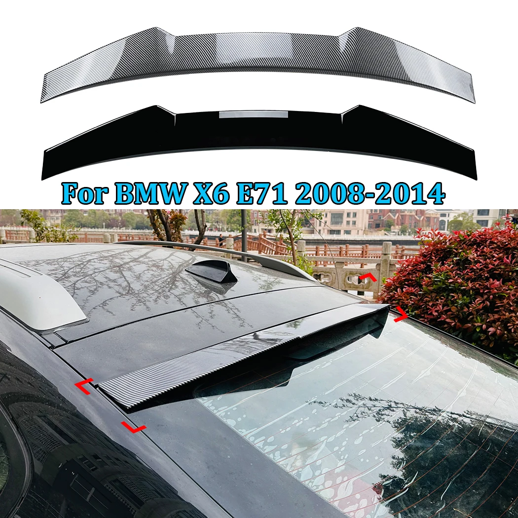 

For BMW X6 E71 2008-2014 Rear Trunk Roof Lid Trunk Top Spoiler Wing Tail Tailgate Splitter Lip Spoilers Exterior Tuning