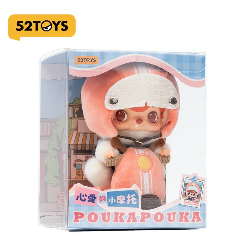 

52toys Poukapouka Motorcycle Themed Plush Vinyl Pendant Collectible Figure Trendy Toy Gift For Anime Toy Collectors And Lovers