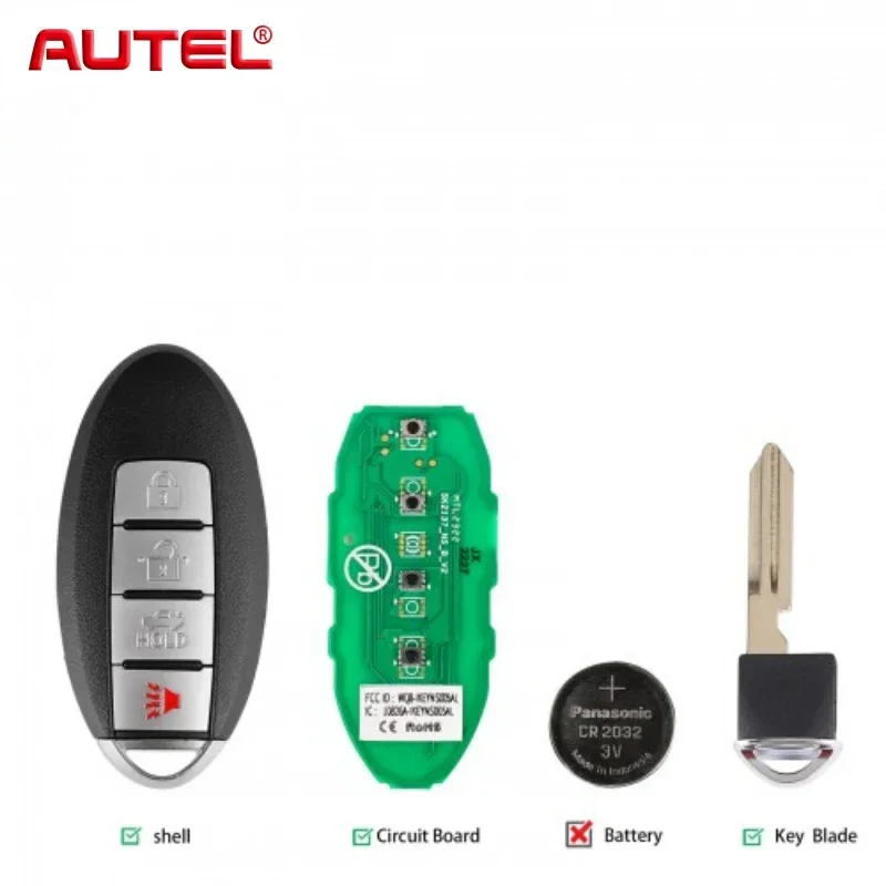 Autel ikeyns004al Universal Smart Remote Key 4 buttons for Nissan