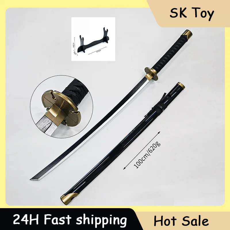 

100cm Anime Game Japanese Katana Cosplay Bamboo Wood Sword Samurai,Blade of The Wanderer,ornament Gifts Collections Outdoor Toys