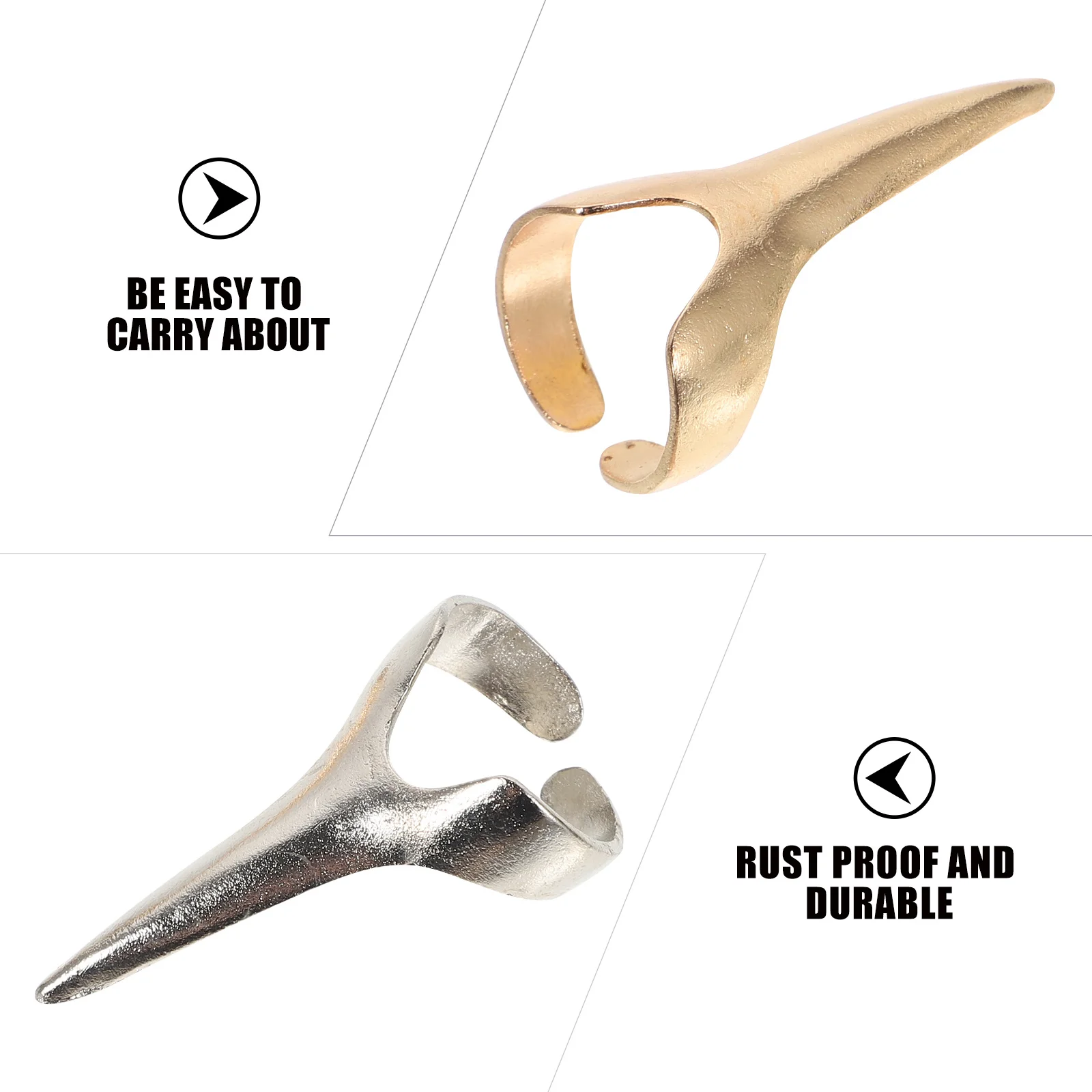 

8Pcs Halloween Punk Style Alloy Rings Durable Antifall High Toughness Festival Party Accessories Halloween Rings