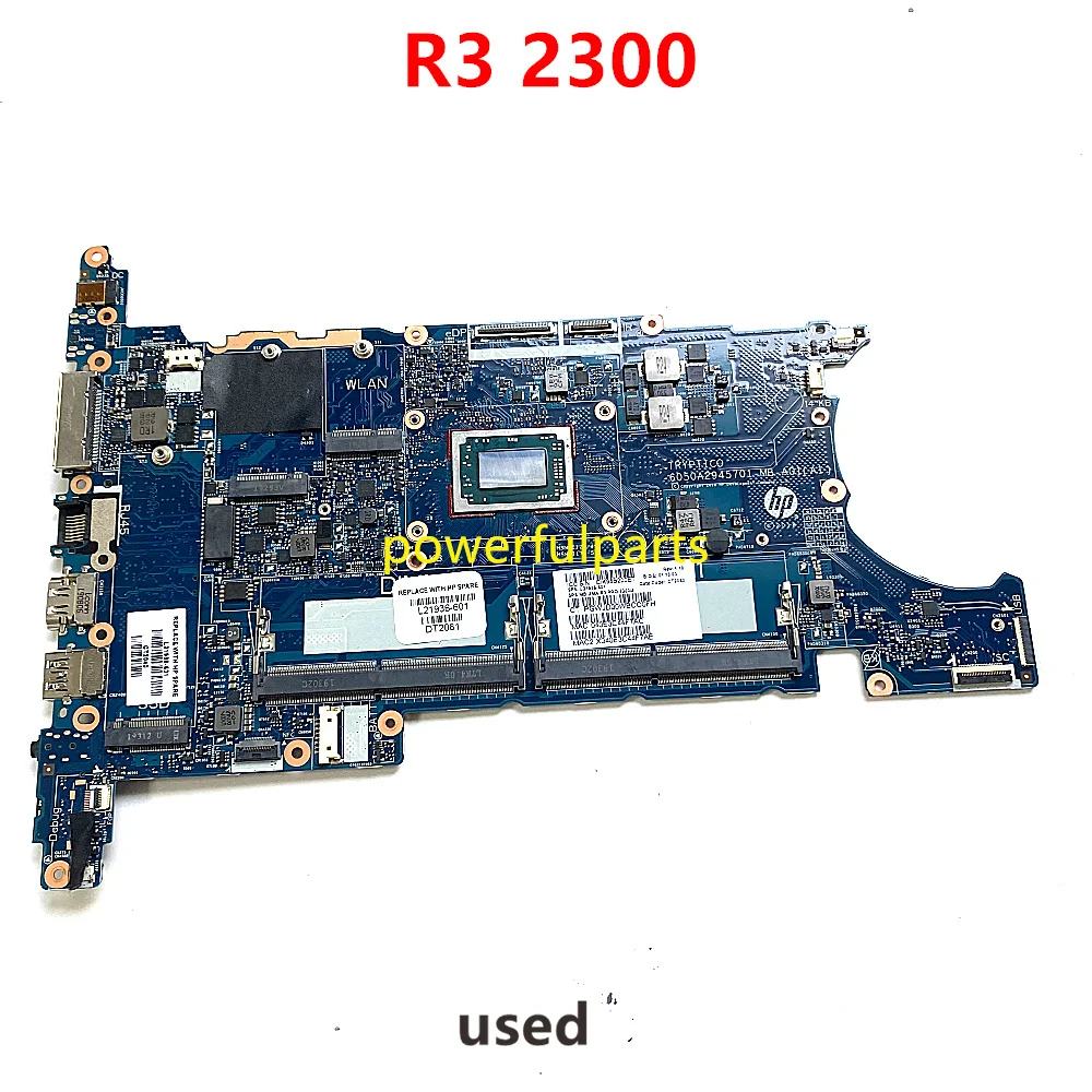 

For HP EliteBook 745 G5 755 G5 laptop motherboard R3 2300 CPU in-built 6050A2945701-MB-A01 L21936-601 Working Good