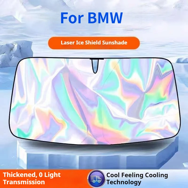 

For BMW 3 4 5 7 Series X1 X3 X5 X6 X7 i3 i5 iX3 Front Windshield Sunshade Cover UV Sun Protection Summer Sun Shade Accessories