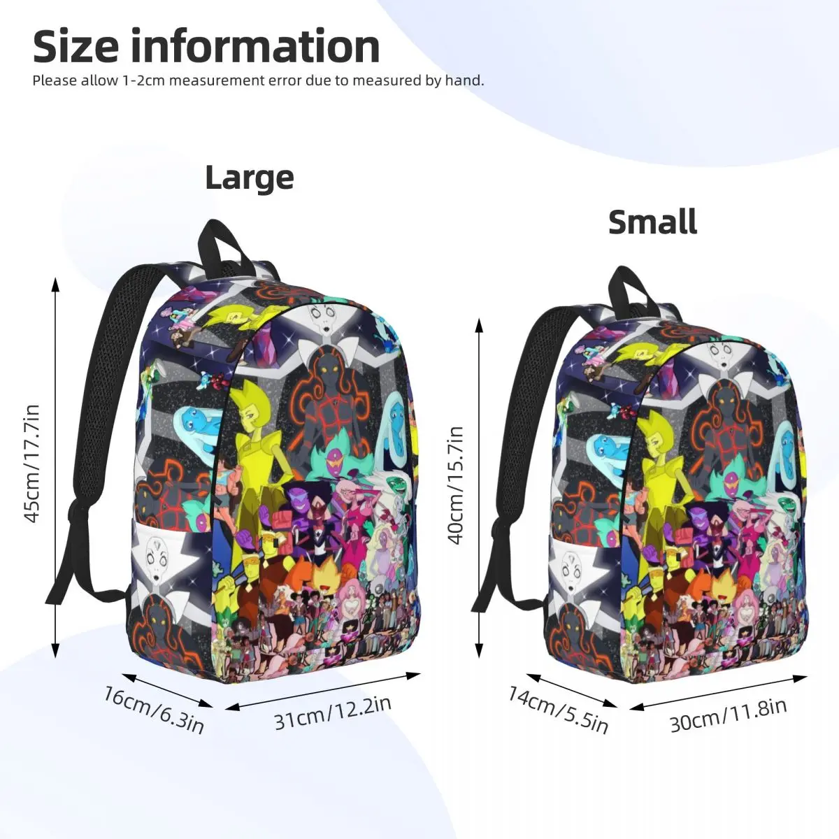 Steven ticks-Sac à dos en toile Fan Art pour adolescents, cartable pour étudiants, école primaire, lycée, sports