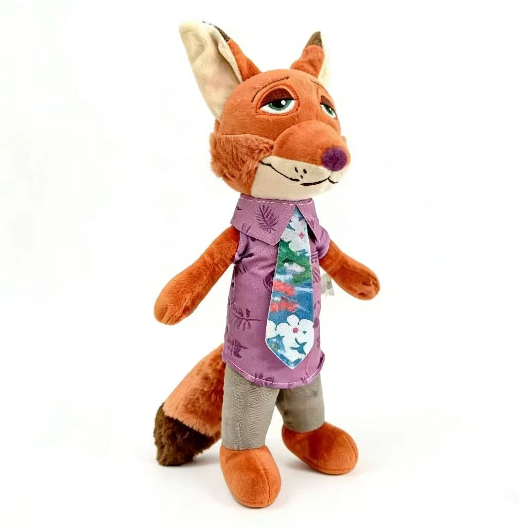 Pluszak Disney Anime Zootopia 2 Nick Wilde Judy Hopps Kreskówka Urocza Zabawka Lalka Model Prezent Urodzinowy Świąteczny dla Dzieci Przyjaciół Telewizja
