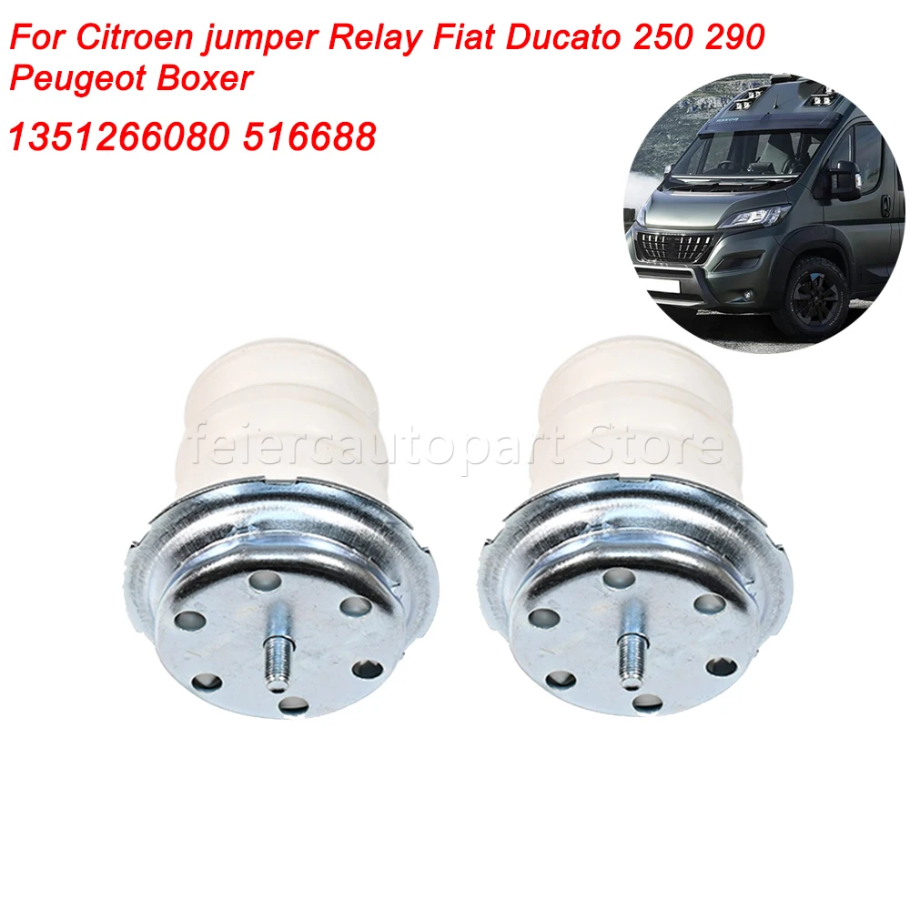 

Rear Spring Suspension Stop Bump Absorber Rubber 1351266080 516688 For Citroen jumper Relay Fiat Ducato 250 290 Peugeot Boxer