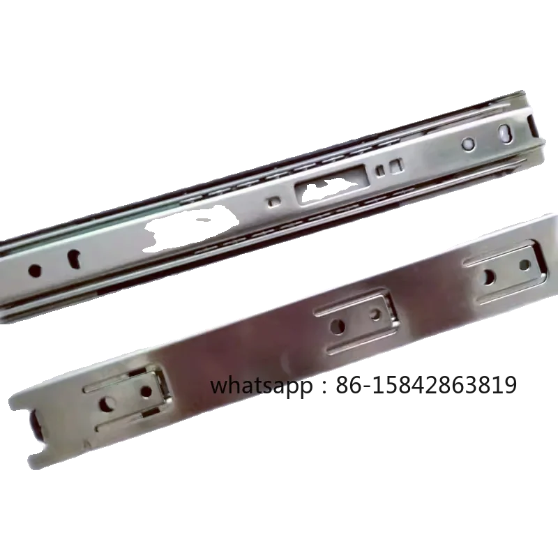 IDA81-200/250/300/350/400/500/550/600 Industrial Guide Rail, Three-section Slide Rail 36 Wide, Set of Two