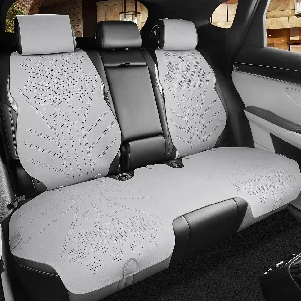 Breathable Suede Car Seat Cover 5 Seats Full Set Universal Car Seat Protective Covers Auto Accessories Interior Car Seat Cushion