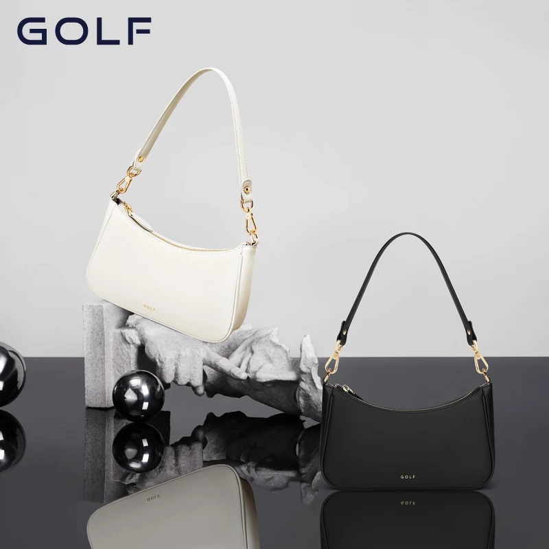 GOLF Bag Women\'s Summer 2023 New Versatile and Fashionable Underarm Bag Luxury Commuting Shoulder Bag for Women