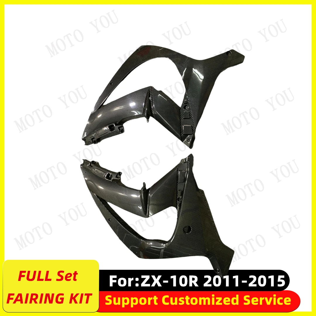 جديد ABS Fairings كيت صالح لكاواساكي نينجا ZX-10R ZX10R ZX-10 2011 2012 2013 2014 2015 ألياف الكربون الطلاء