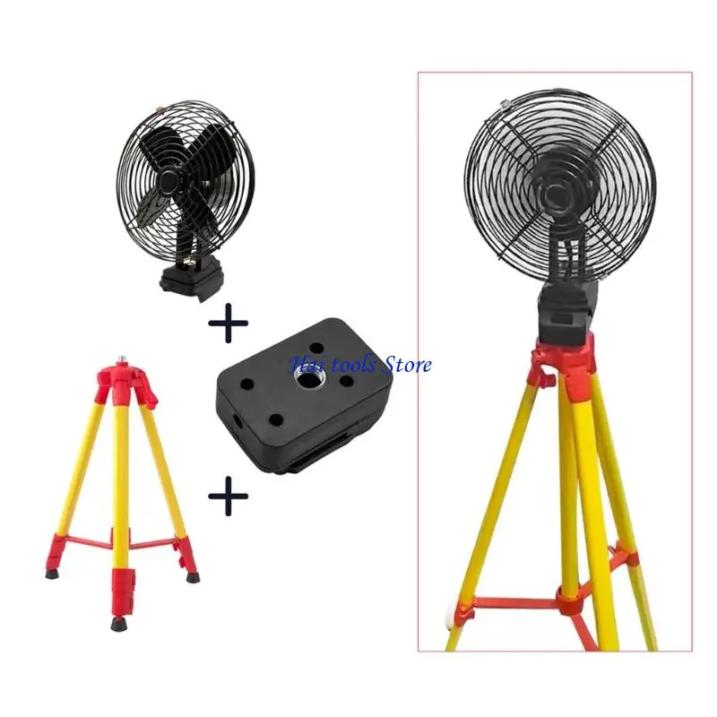 

X37E LED Light Battery Adapter For Selected 18V Battery Cordless Fan Light Weight Design Efficient Modification