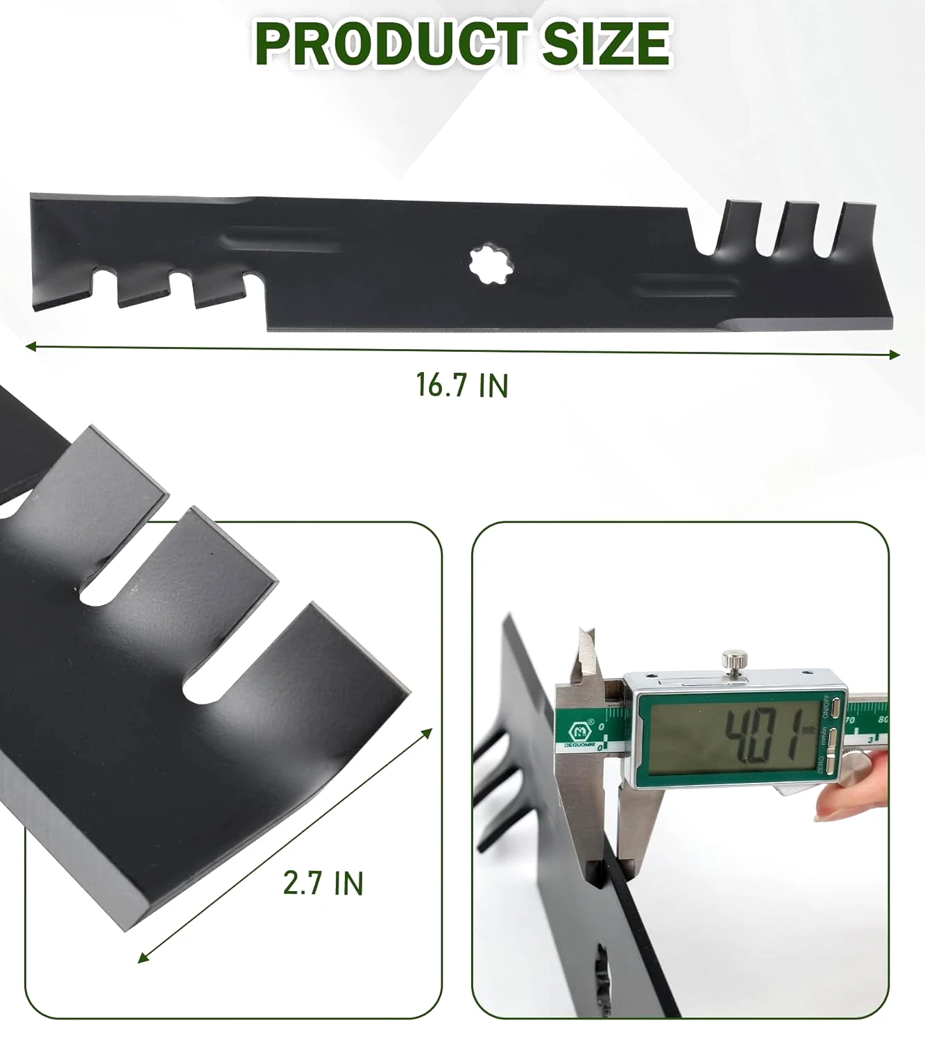 GY20852 GX21784 AM141035 3pcs Lawn Mower Blades Mower Parts with 48