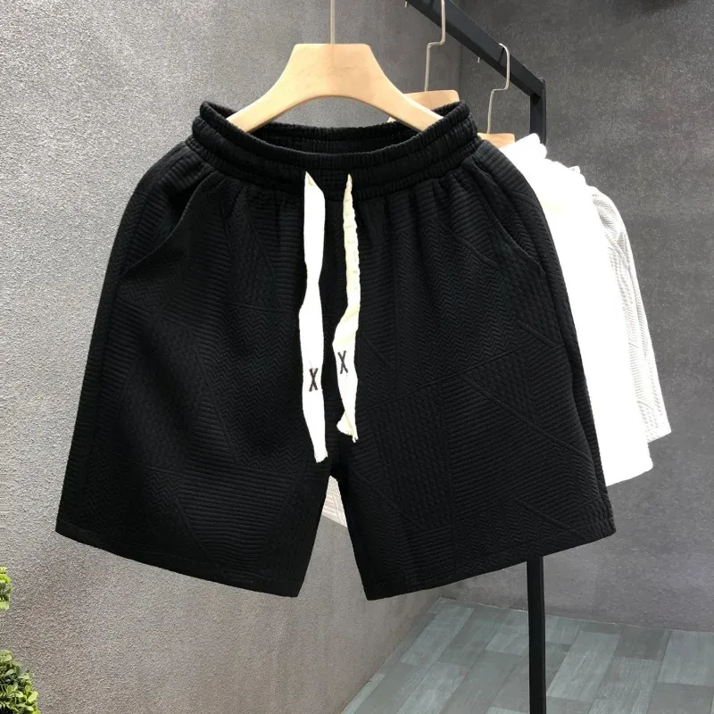 

Minimalist Dark Patterned Shorts Men's Clothing Popular Summer Half Sweatpants 2026 New Trend for Casual