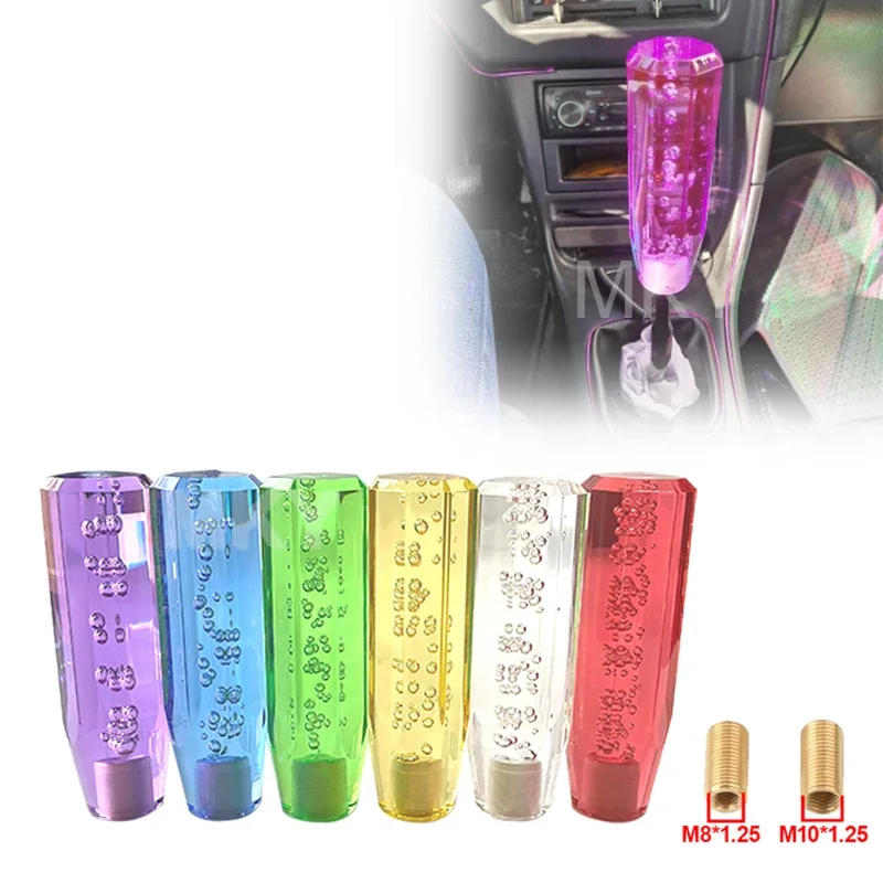 Car Gear Shift Lever Head, Acrylic Transparent Bubble Gear Shift Handle, Suitable for Automatic Transmission Cars 4